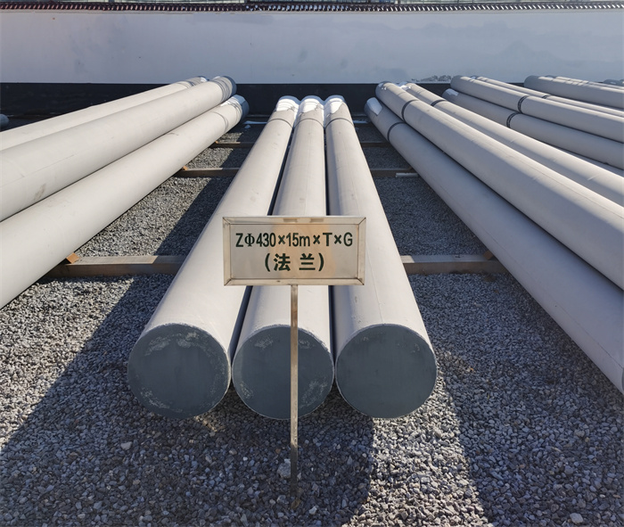 商州430×15米×T×G砼电力电杆